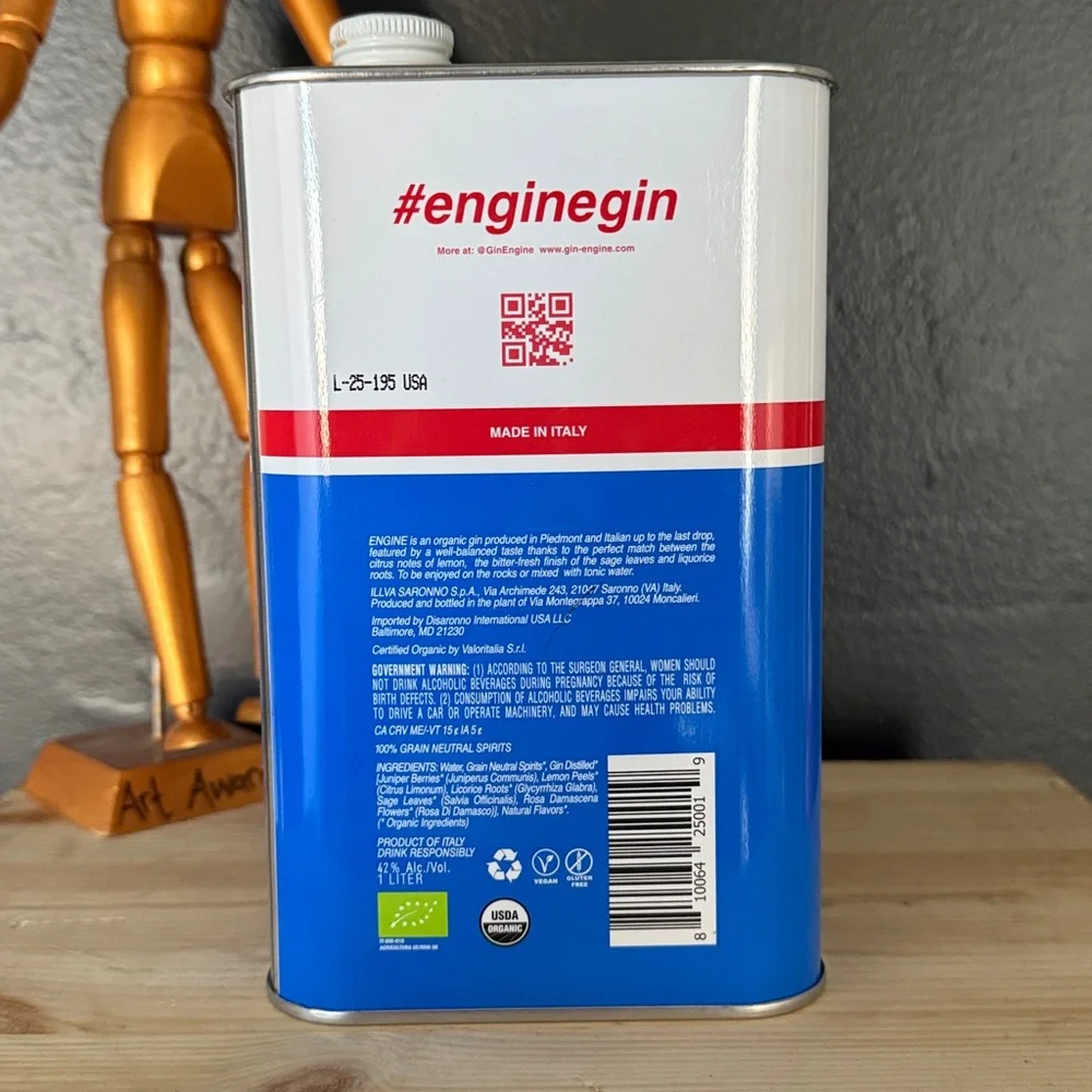 Engine Italian Organic Gin enhance your